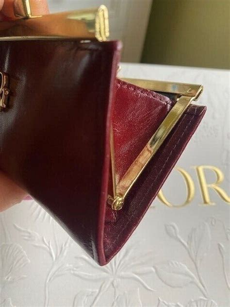 dior small coin purse|authentic Dior monogram wallet.